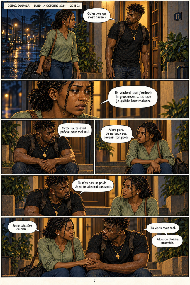 Le départ — planche 7